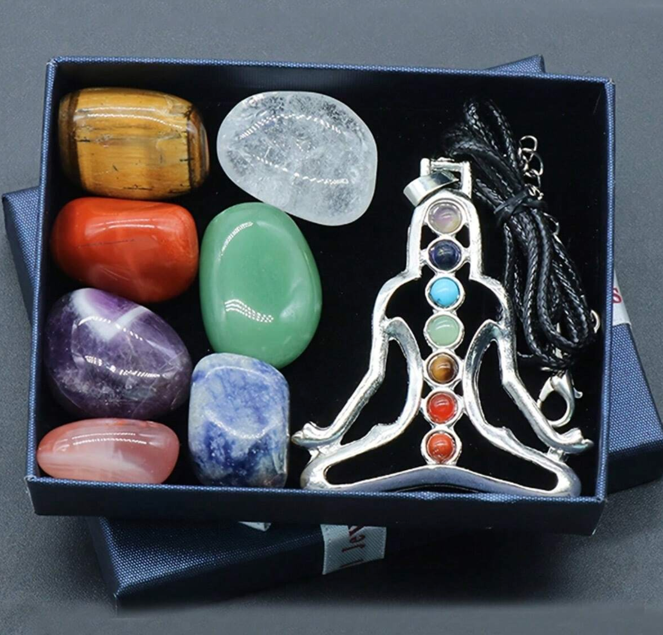 Caja de cuarzos 7 Chakras