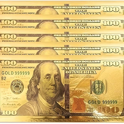 Billetes Dorados 5 x Q.50.00
