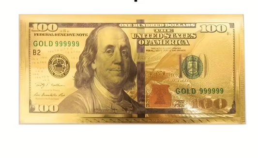 Billetes Dorados 5 x Q.50.00